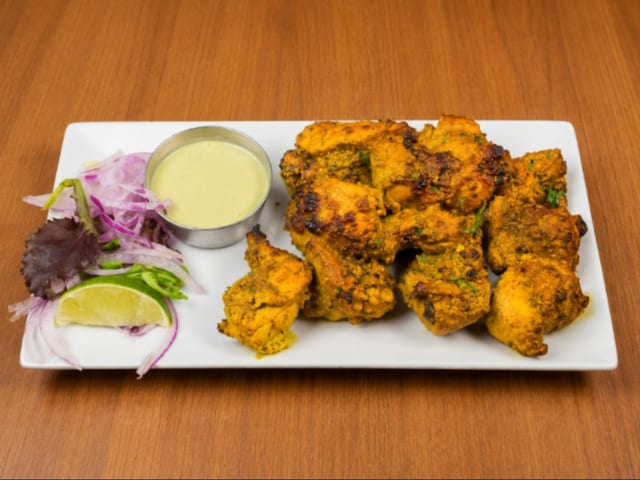 Chicken Garlic Kebab.