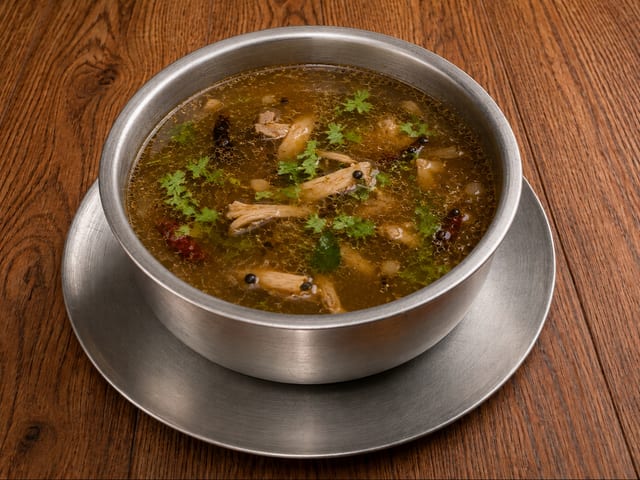 Nattukkoli Rasam.