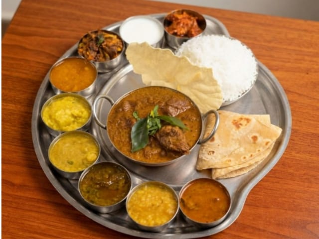 Anjappar Fish Thali.