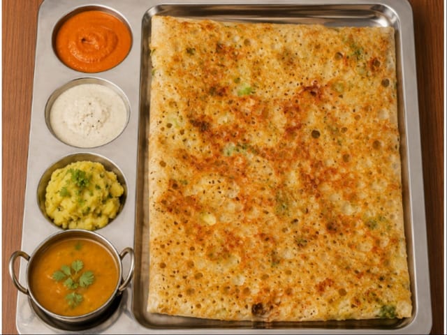 Rava Masala Dosa.