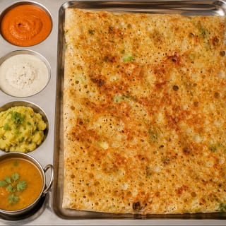 Onion Rava Dosa