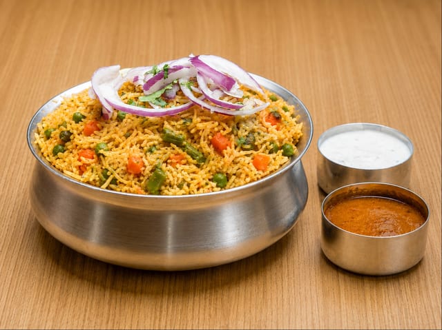 Vegetable Biriyani.