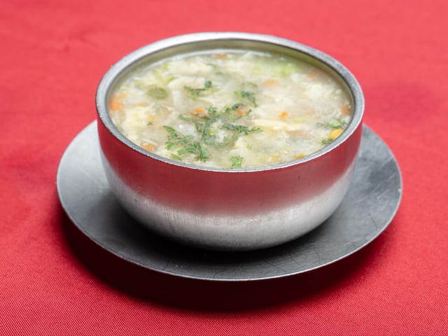 Sweet Corn Soup.