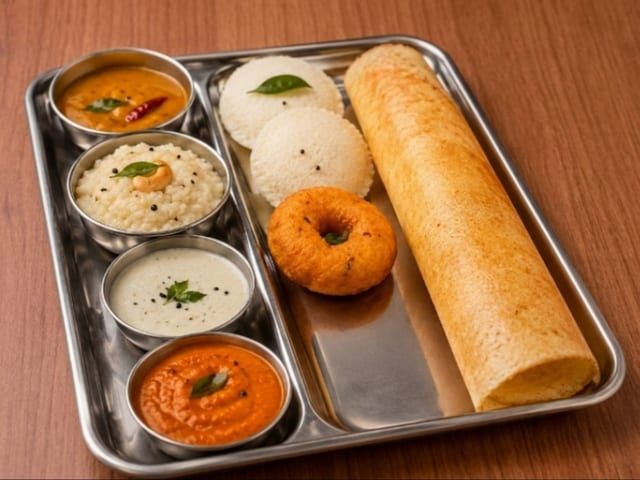 Idli (2) /Vadai (1) /Mini Dosa (1).