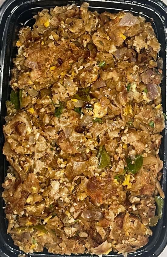 *Kothu Parotta.